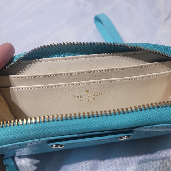 Kate Spade Blue Wristlet Wallet - Picture 3 of 5